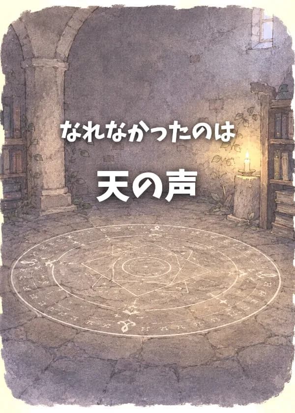 なれなかったのは天の声